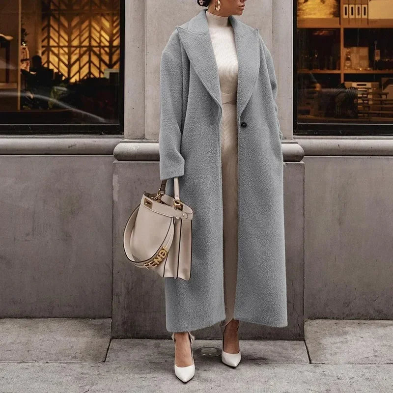 Eloura-Moda | Warm Winter Trench Coat Long